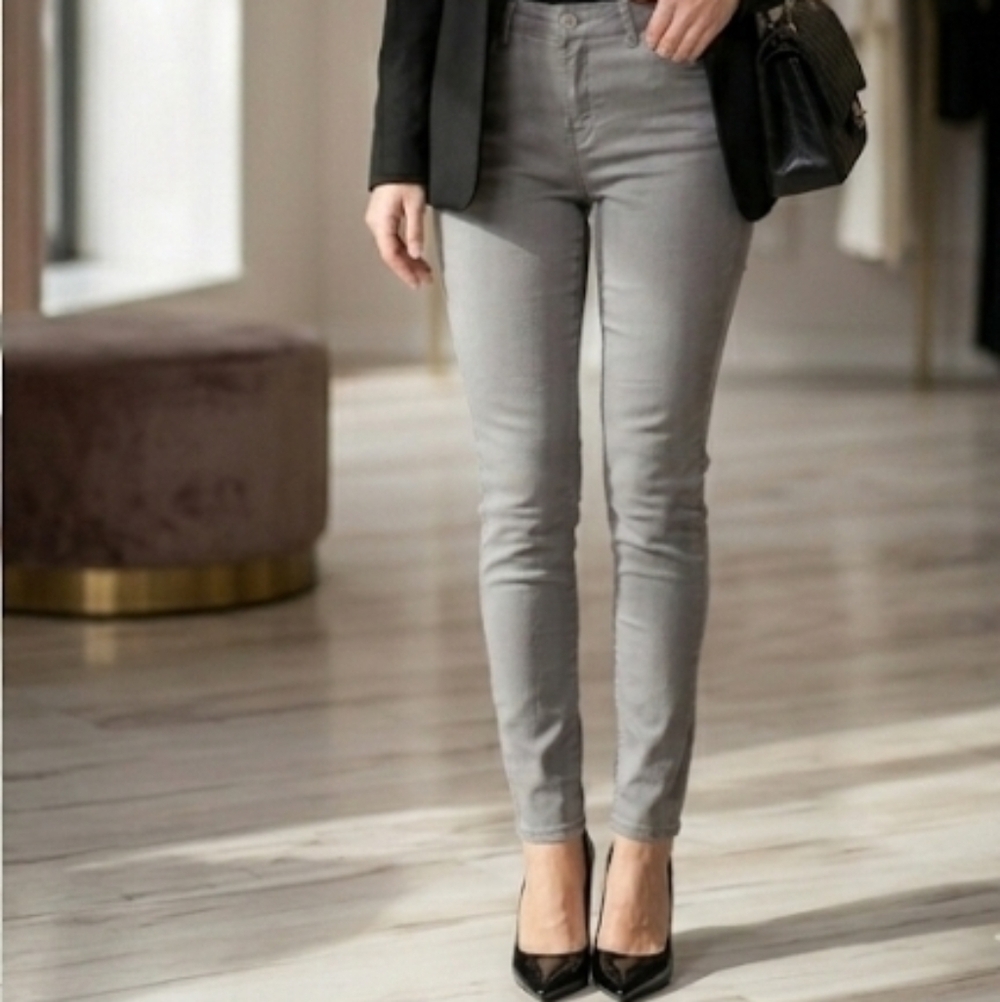 GUESS Womens Gray Skinny Jeans Size 29 US Medium Rise MA Fit Ankle Length Denim